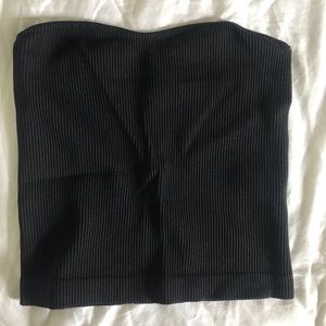 Dynamite strapless crop top